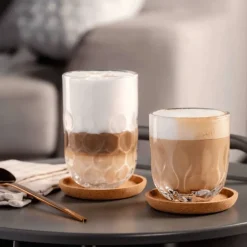 Leonardo Latte Macchiato Glazen - Gocce Uno - 390 ml - 2 stuks