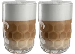 Leonardo Latte Macchiato Glazen - Gocce Uno - 390 ml - 2 stuks