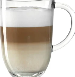Leonardo Latte Macchiato Glazen - Napoli 380 ml + 2 Lepels - Hittebestendig