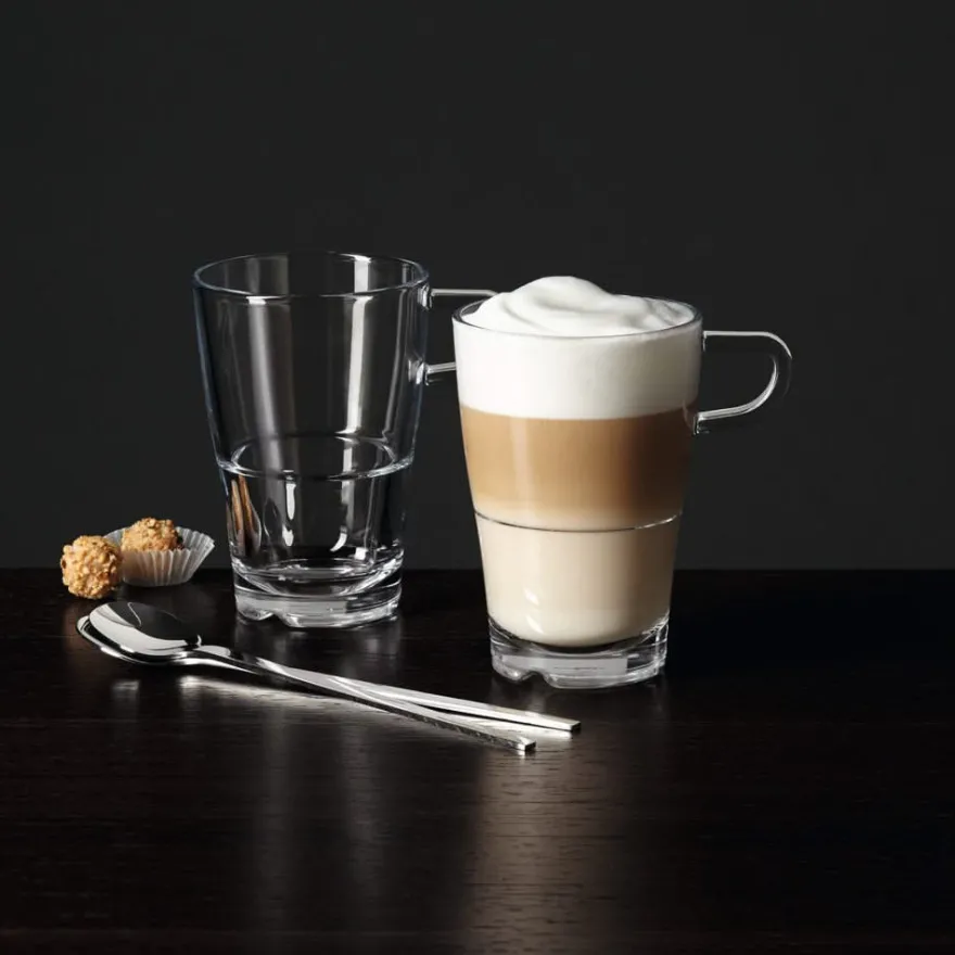 Leonardo Latte Macchiato Glazen Senso - Stapelbaar - 350 ml - 6 stuks
