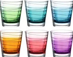 Leonardo Waterglazen Vario Struttura - 250 ml - 6 stuks