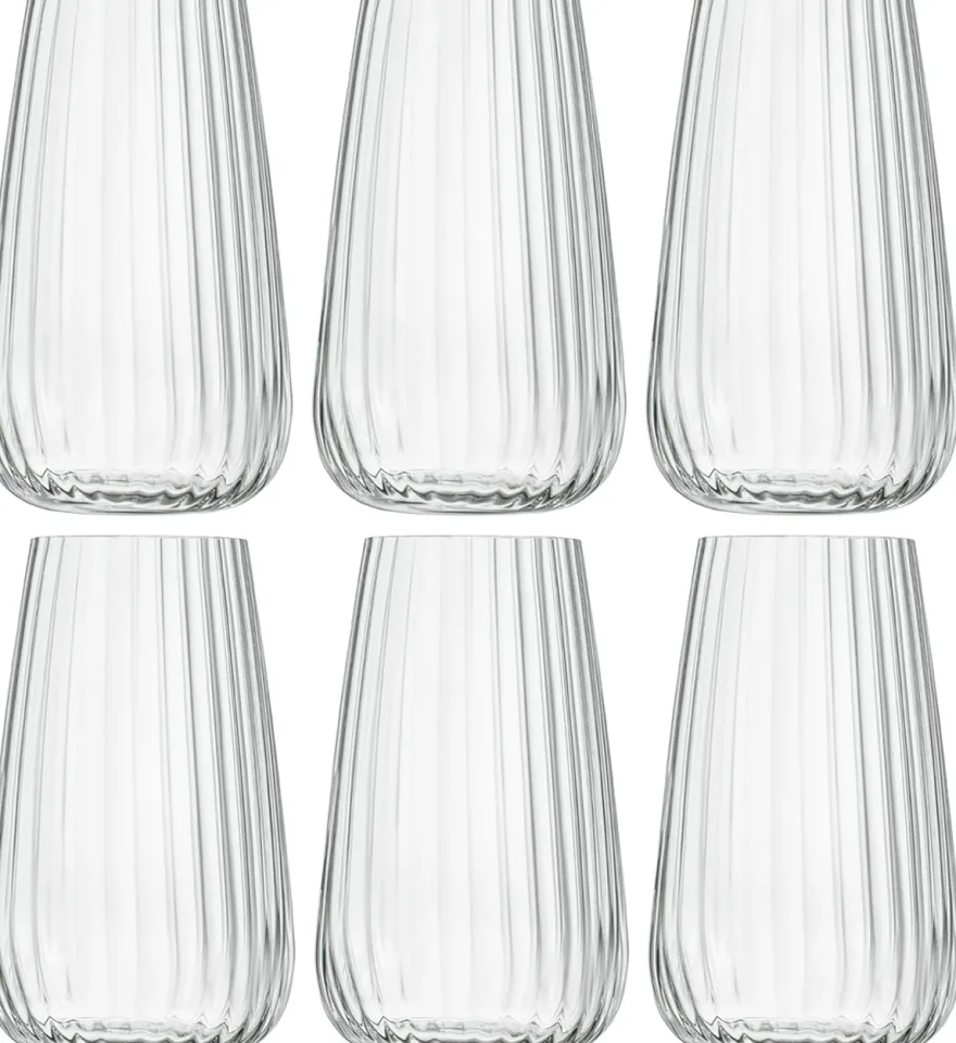 Luigi Bormioli Longdrinkglazen - Waterglazen - Cocktailglazen - Speakeasies - 570 ml - 6 Stuks