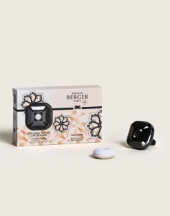 Maison Berger Autoparfum Diffuser Eternity Gun metal / Lady Flower - Met navulling