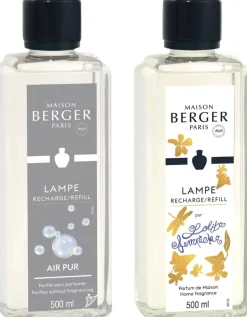Maison Berger Navulling - voor geurbrander - So Neutral + Lolita Lempicka - 2 x 500 ml