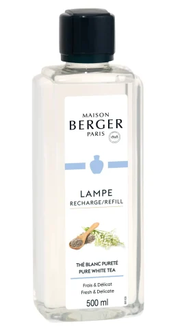 Maison Berger Navulling - voor geurbrander - Pure White Tea - 500 ml