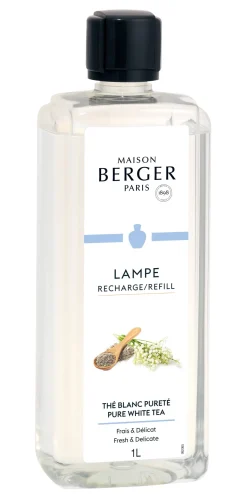 Maison Berger Navulling - voor geurbrander - Pure White Tea - 1 Liter