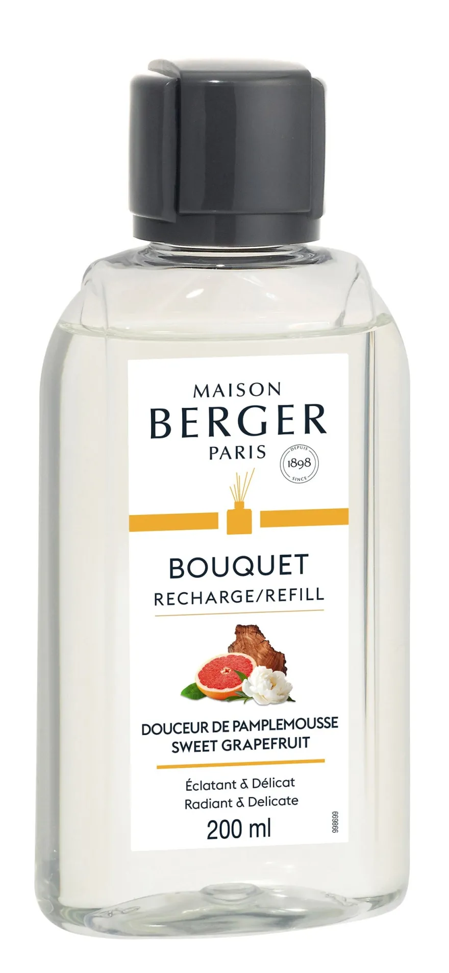 Maison Berger Navulling - voor Geurstokjes - Sweet Grapefruit - 200 ml