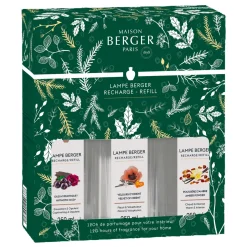 Maison Berger Triopack Navulling - voor geurbrander - Magical - Hypnotic Oud, Velvet of Orient & Amber Powder - 3x 250 ml