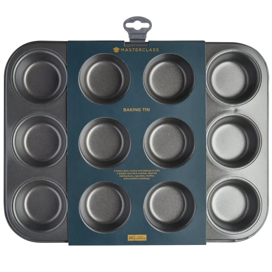 MasterClass Muffinvorm - 12 muffins - 35 x 27 cm