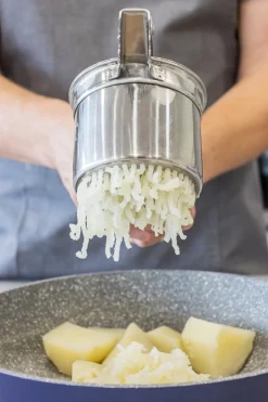 MasterClass Pureeknijper Deluxe RVS 31 cm - Aardappelpers Pureestamper