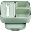 Mepal Broodtrommel / Lunchbox Take a Break Nordic Sage Midi - met 2 Bentobakjes