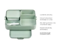 Mepal Broodtrommel / Lunchbox Take a Break Nordic Sage Midi - met 2 Bentobakjes
