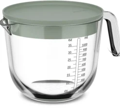 Mepal Glazen Maatbeker Chef It Nordic Sage - met Deksel - 1 liter