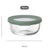 Mepal Glazen Vershoudbakje Cirqula Nordic Sage Rond - 750 ml