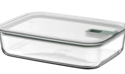 Mepal Ovenschaal / Lasagneschaal met deksel EasyClip Nordic Sage - Glas - 2.25 liter
