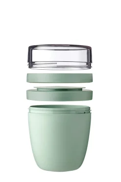Mepal Yoghurt Beker / Muesli Beker / Lunchpot Ellipse Vivid Mauve - 500 ml + 200 ml