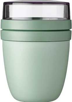 Mepal Yoghurt Beker / Muesli Beker / Lunchpot Ellipse Nordic Sage - 500 ml + 200 ml