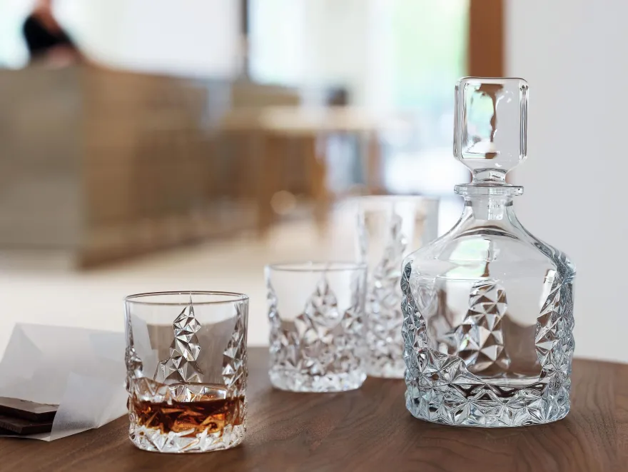Nachtmann Whiskey Glazen Sculpture - 370 ml - 4 stuks
