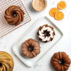 Nordic Ware Tulbandvorm Classic Bundt Duet - Gietaluminium - 32 x 17 cm