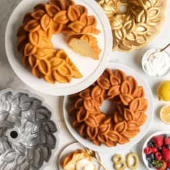 Nordic Ware Tulbandvorm Laurel Wreath Bundt Goud - Gietaluminium - ø 27 cm