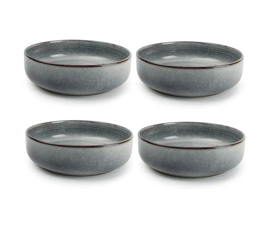 ONA Kommen Duna Blue ø 15 cm - 4 Stuks
