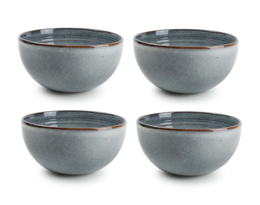 ONA Soepkommen / Kommen Duna Blue ø 14 cm - 4 Stuks