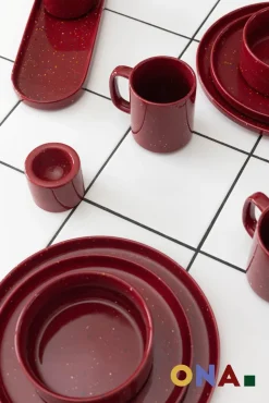 ONA Soepkommen / Kommen Fika Burgundy ø 13 cm - 4 Stuks