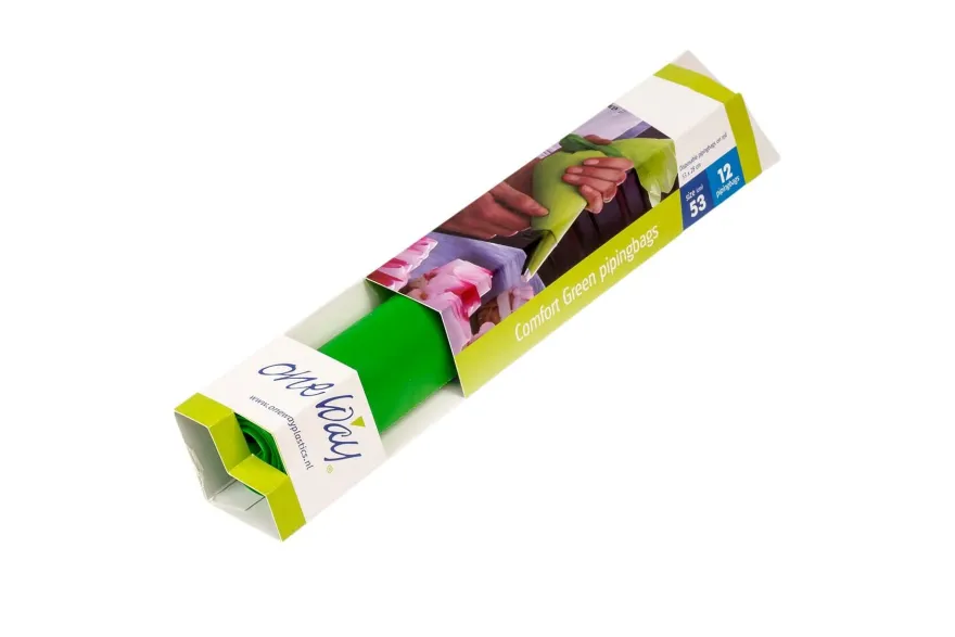 One Way Spuitzak Groen 53 x 28 cm - 12 stuks