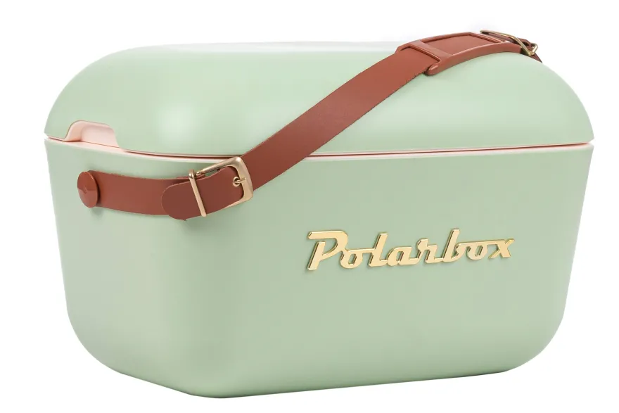 Polarbox Koelbox met Schouderband - Olive Green-Gold - 20 Liter