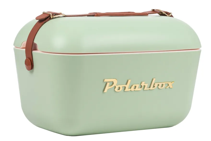 Polarbox Koelbox met Schouderband - Olive Green-Gold - 20 Liter