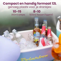 Polarbox Koelbox met Schouderband - Paars-Sorbet - 12 Liter