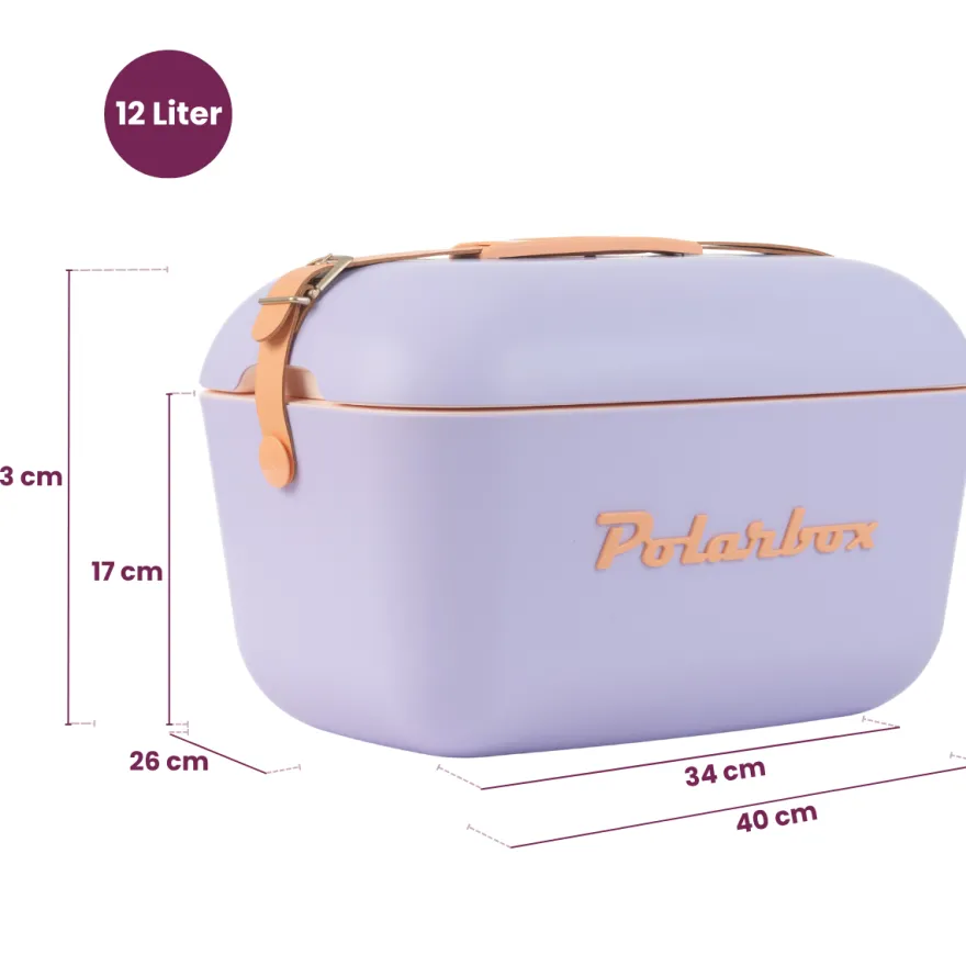 Polarbox Koelbox met Schouderband - Paars-Sorbet - 12 Liter