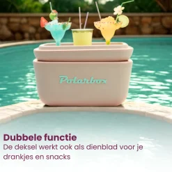Polarbox Koelbox met Schouderband - Lichtblauw - 12 liter