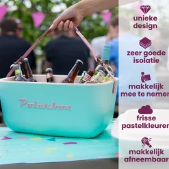 Polarbox Koelbox met Schouderband - Marine-Mustard - 12 Liter