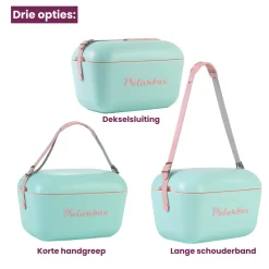 Polarbox Koelbox met Schouderband - Paars-Sorbet - 20 Liter
