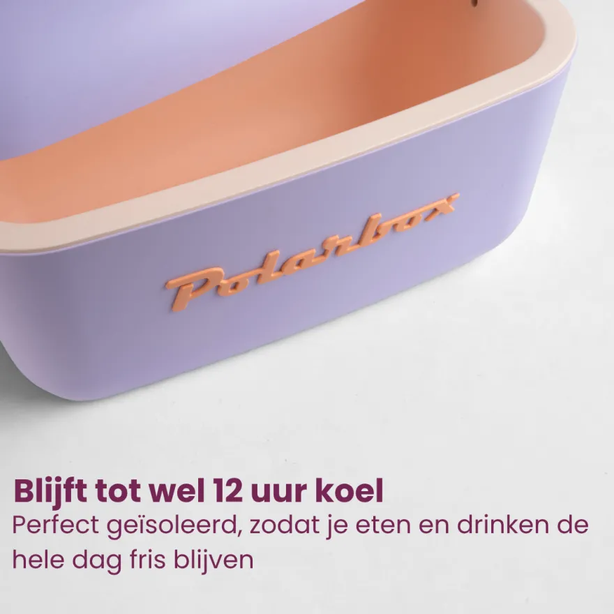 Polarbox Koelbox met Schouderband - Paars-Sorbet - 20 Liter
