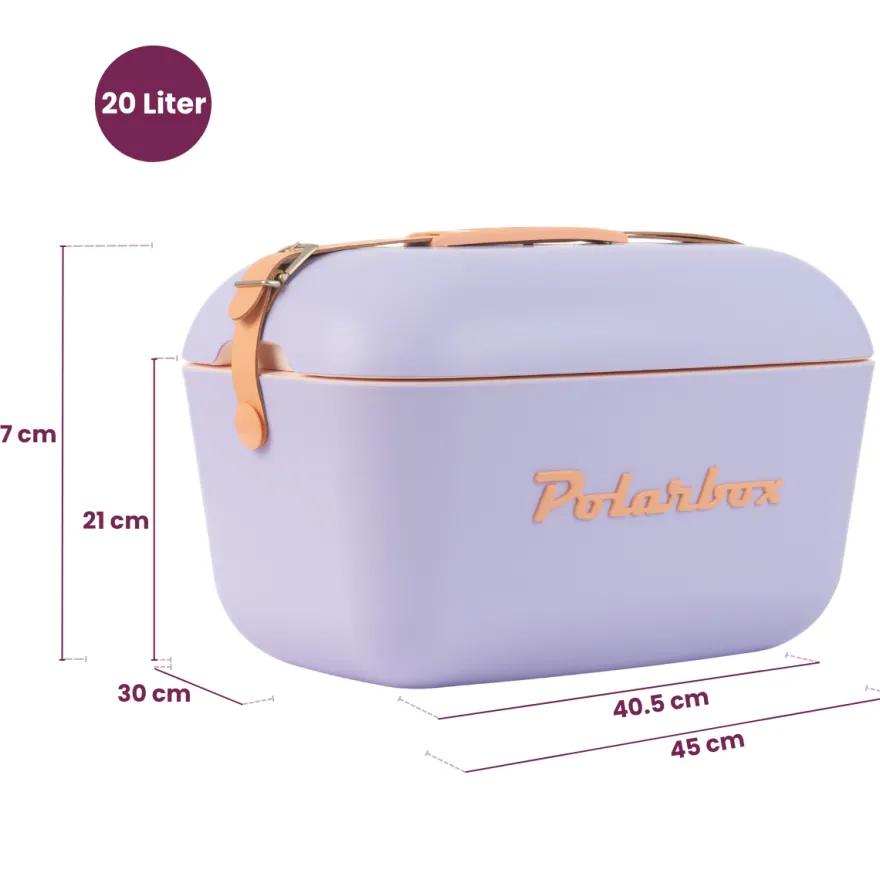 Polarbox Koelbox met Schouderband - Paars-Sorbet - 20 Liter