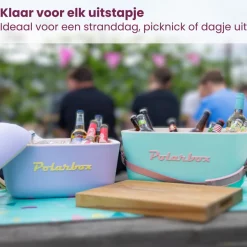 Polarbox Koelbox met Schouderband - Marine-Mustard - 20 Liter