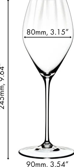 Riedel Champagneglazen - Flutes - Performance - 375 ml - 2 stuks