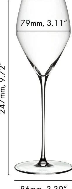Riedel Champagneglazen - Flutes - Veloce - 327 ml - 2 stuks