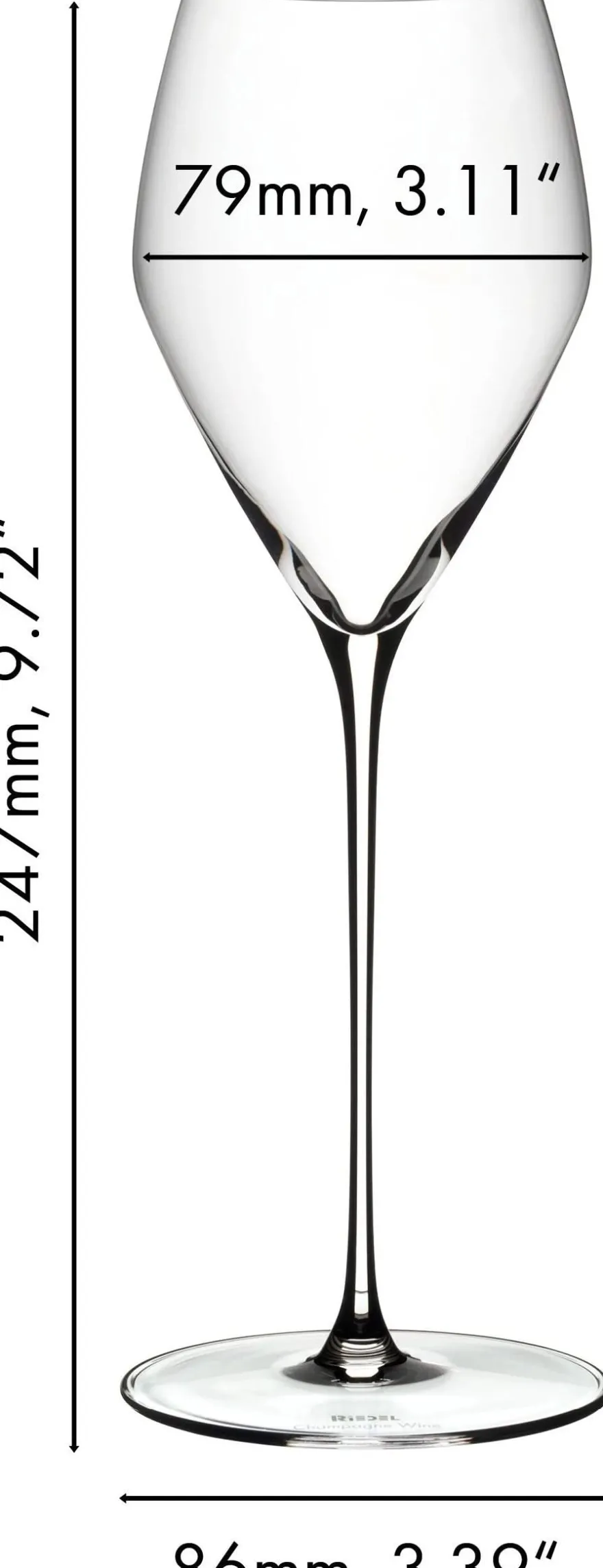 Riedel Champagneglazen - Flutes - Veloce - 327 ml - 2 stuks