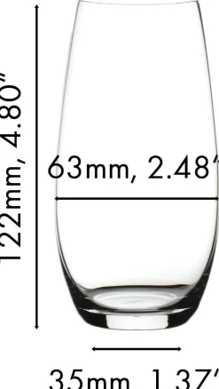 Riedel Champagne Glazen O Wine - 265 ml - 2 stuks
