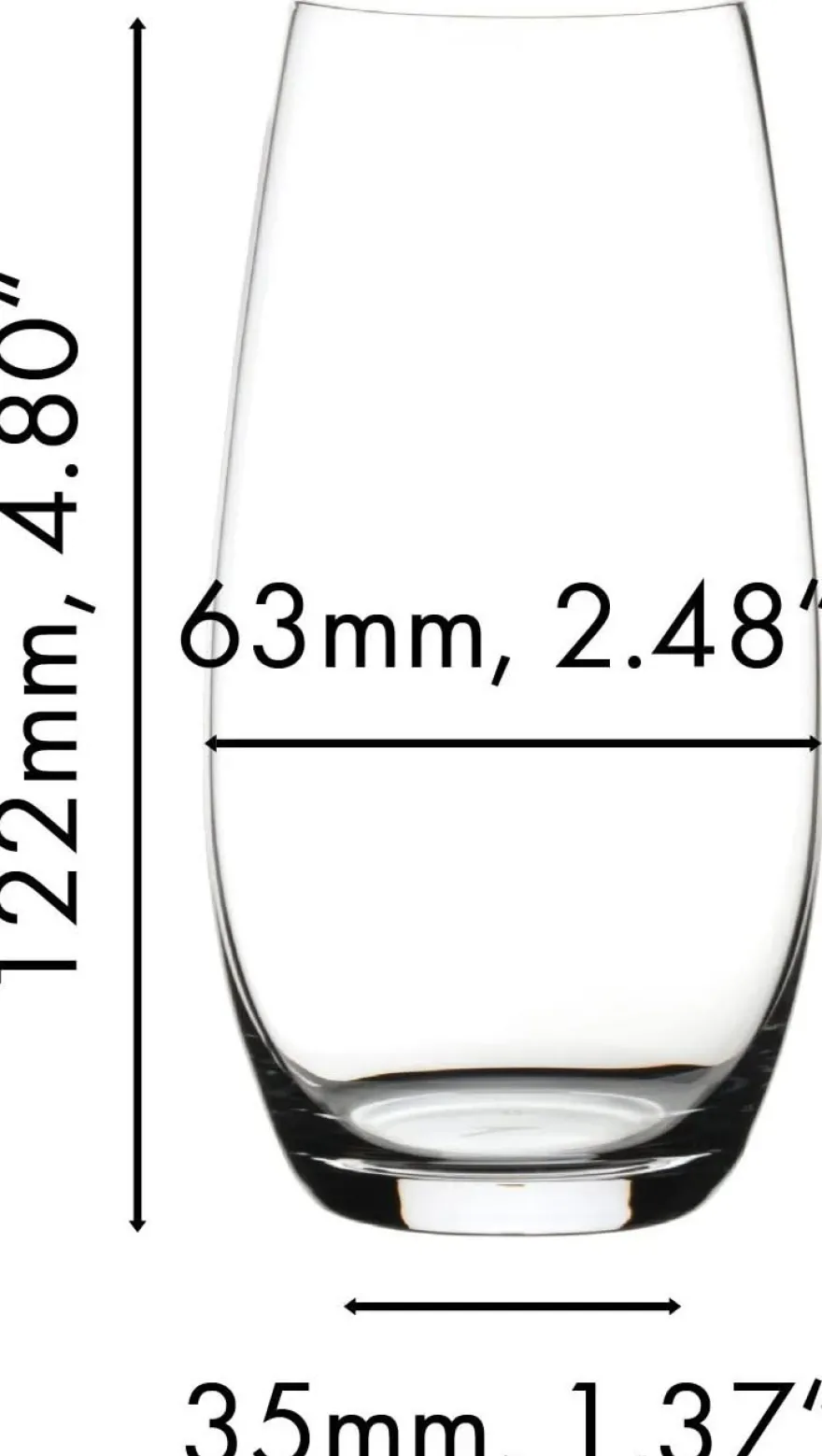 Riedel Champagne Glazen O Wine - 265 ml - 2 stuks