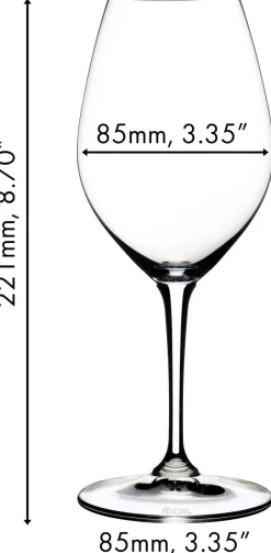 Riedel Champagne Glazen / Witte Wijnglazen Wine Friendly - 440 ml - 4 stuks