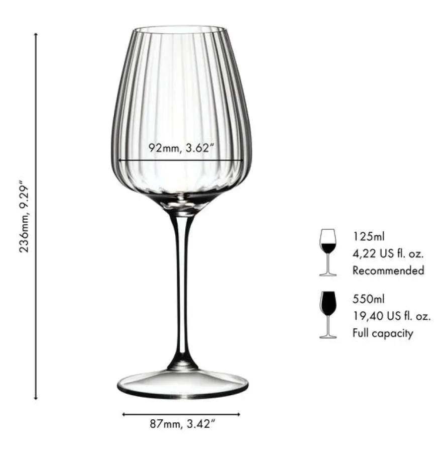 Riedel Cocktailglazen / Spritz Glazen - Mixing Set Spritz - 550 ml - 4 Stuks