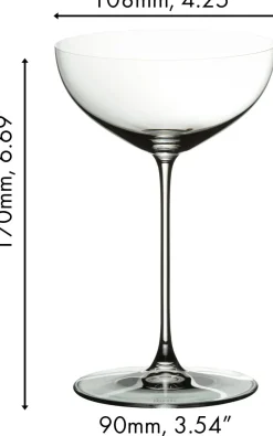 Riedel Cocktailglazen Veritas - 240 ml - 2 stuks