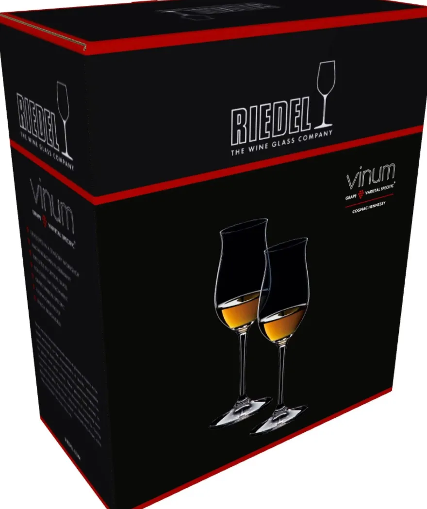 Riedel Cognac Glazen Vinum - Hennessy - 170 ml - 2 stuks