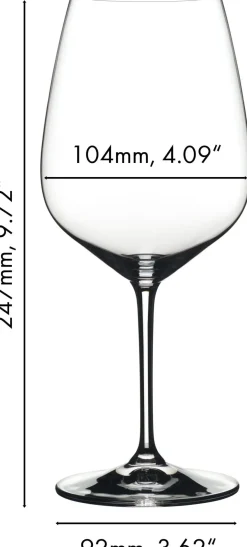 Riedel Rode Wijnglazen Extreme - Cabernet - 800 ml - 2 stuks