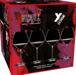 Riedel Rode Wijnglazen Extreme - Pinot Noir - 770 ml - 3 + 1 Gratis