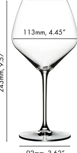 Riedel Rode Wijnglazen Extreme - Pinot Noir - 770 ml - 3 + 1 Gratis